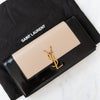 Saint Laurent Kate Black And Beige Clutch Bag
