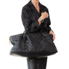Saint Laurent ES Black Leather  Giant Travel Bag