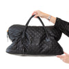 Saint Laurent ES Black Leather  Giant Travel Bag