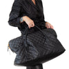 Saint Laurent ES Black Leather  Giant Travel Bag
