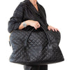 Saint Laurent ES Black Leather  Giant Travel Bag