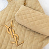 Saint Laurent Icare Beige Nubuck Suede Maxi Shopping Tote Bag