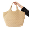 Saint Laurent Icare Beige Nubuck Suede Maxi Shopping Tote Bag