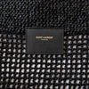 Saint Laurent Icare Woven Black Raffia Tote Bag