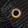 Saint Laurent Icare Woven Black Raffia Tote Bag