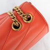 Saint Laurent Loulou Orange Leather Shoulder Bag