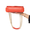 Saint Laurent Loulou Orange Leather Shoulder Bag