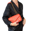 Saint Laurent Loulou Orange Leather Shoulder Bag