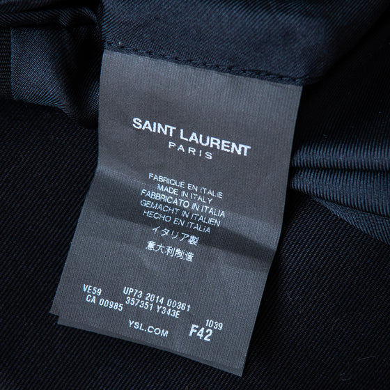Saint Laurent Metallic Print Jacket