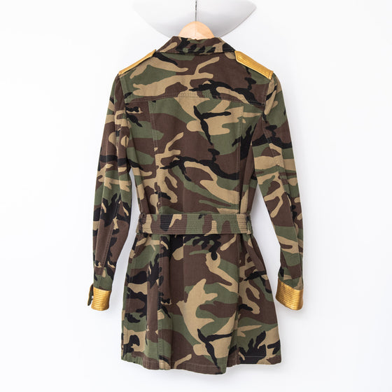 Saint Laurent Camouflage Safari Jacket