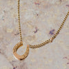 Gold Converted Horseshoe Necklace Herestosecondlove