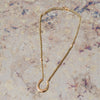 Gold Converted Horseshoe Necklace Herestosecondlove