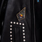 Saint Laurent Black Leather Biker Jacket Rare - EVEYSPRELOVED