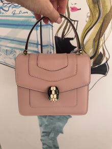  BVLGARI SERPENTI FOREVER IN BLUSH PINK LEATHER
