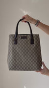 Gucci Vintage GG Supreme Canvas Vertical Tote Bag