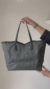 Moynat Paris M Monogram  Black And White Canvas Shoulder Bag GM