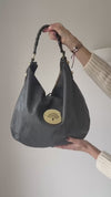 Mulberry Daria Dolphin Grey Leather Hobo Bag