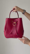 Mulberry Hampstead Classic Grain Red Leather Bucket Bag