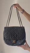 Chanel Paris Dubai Bubble Black Leather Bag