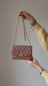 Mulberry Darley  Blush Leather Crossbody Bag