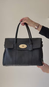 Mulberry Bayswater Black Soft Grain Leather Bag