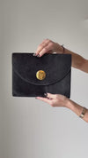 Celine Oversized Black Clutch Bag