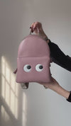 Anya Hindmarch Pink Leather Eyes Backpack