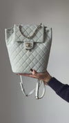 Chanel Grey Urban Spirit Backpack