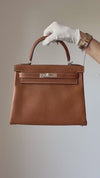 Hermes Kelly 28 Retourne  Fauve Barenia Faubourg 2024