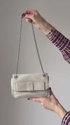 Lulu Guinness Oyster Patent Leather Crossbody Bag