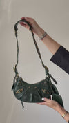 Balenciaga Green Le Cagole Mini Shoulder Bag
