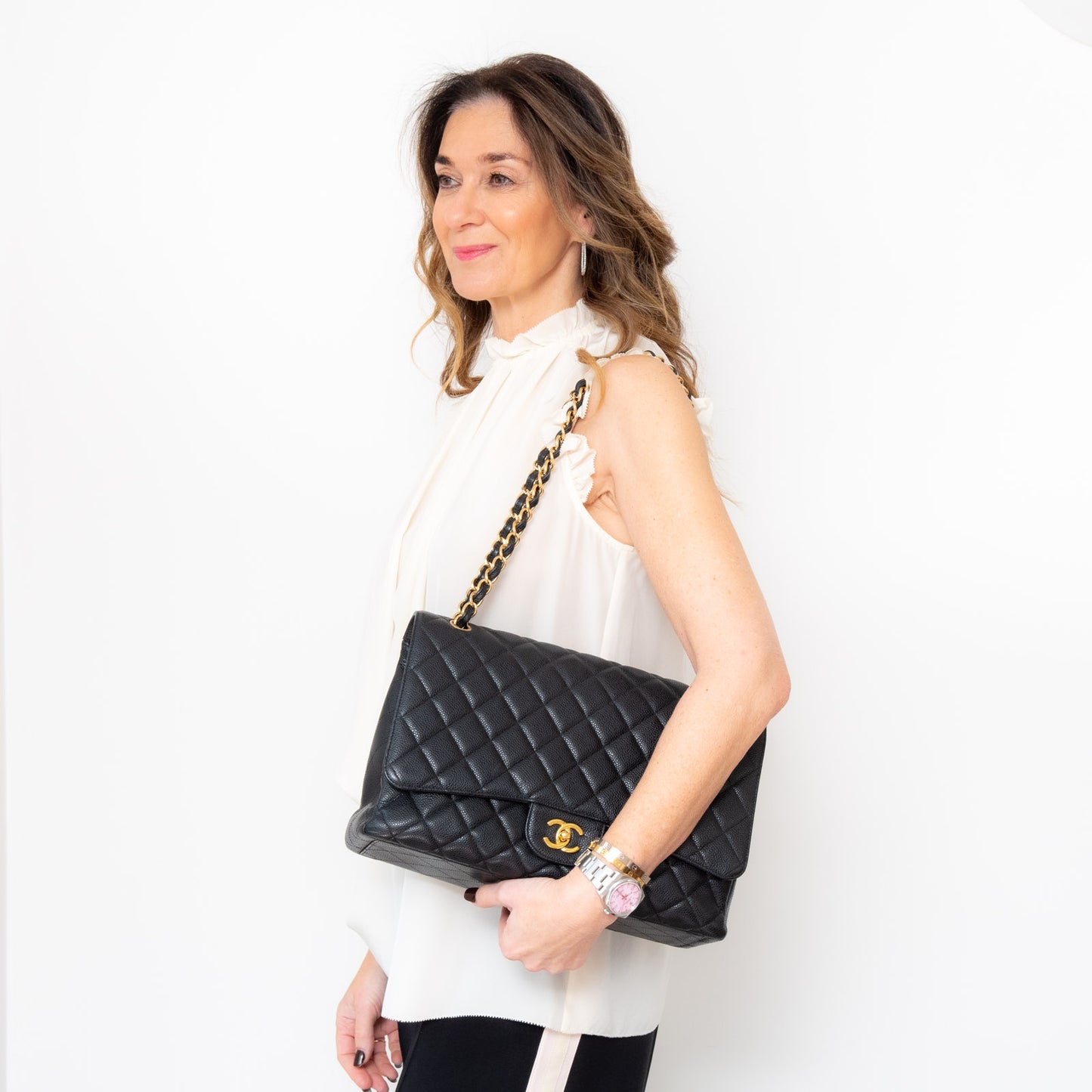 Chanel Single Flap Classic Maxi Bag – EVEYSPRELOVED