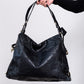 Alexander McQueen Black Leather Shoulder Bag With Gold Tone Hardware