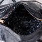 Alexander McQueen Black Leather Shoulder Bag With Gold Tone Hardware
