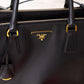 Prada Saffiano Double Zip Top Tote Bag - EVEYSPRELOVED