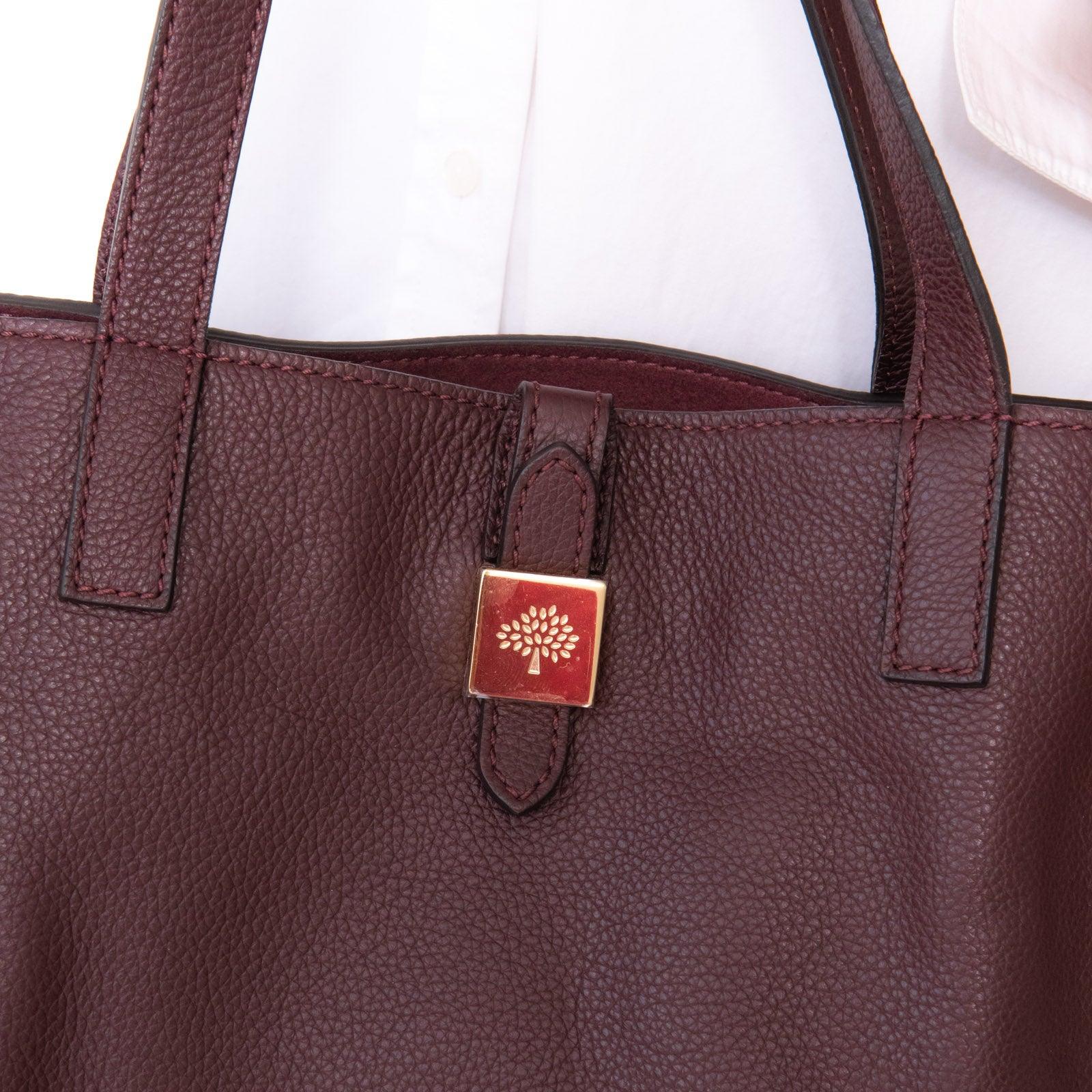 Mulberry tessie hotsell tote oxblood