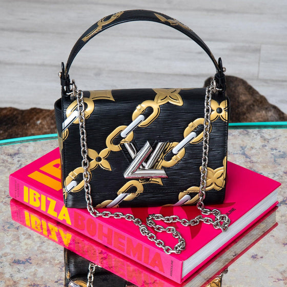 Louis Vuitton Flower Chain Twist MM Bag - EVEYSPRELOVED