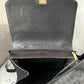 Celine Trapeze Black Patent Leather and Suede Bag